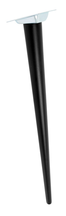 Bordsben Ø45–25 mm x 70 cm Bok Konisk Svart Home>it
